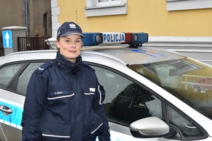 Policjantka - sierż. Daria Góra ze śremskiej komendy