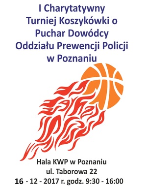 Plakat I Charytatywny Turniej Koszykówki