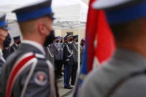 Ślubowanie nowo przyjętych policjantów w KWP w Poznaniu