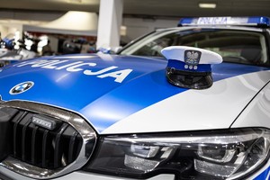 Policyjne pojazdy prezentowane na targach Poznań MotorShow