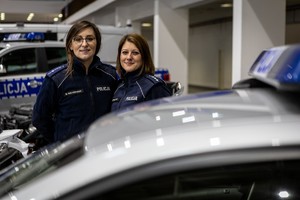 Policjanci na targach Poznań MotorShow