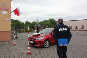 Finał Wojewódzki Ogólnopolskiego Młodzieżowego Turnieju Motoryzacyjnego - konkurencje i wręczenie pucharów.