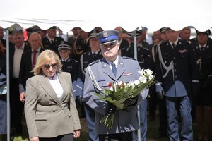 Wyjątkowa uroczystość przy Pomniku Pamięci Pomordowanych Policjantów II RP Województwa Poznańskiego w dniu 12 maja 2023 roku
