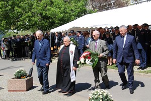 Wyjątkowa uroczystość przy Pomniku Pamięci Pomordowanych Policjantów II RP Województwa Poznańskiego w dniu 12 maja 2023 roku