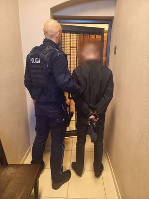 Mężczyzna zatrzymany przez policjantów z Komisariatu Policji w Kłecku