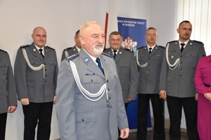 policjanci obchodzą 50- lecie służby asp.szt. Adama Rakowskiego
