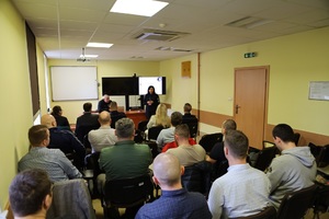 Szkolenie dla policyjnych negocjatorów zorganizowane przez Sztab Policji KWP w Poznaniu w dniu 15 marca 2024 roku
