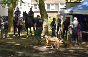 Policjanci podczas festynu dla dzieci