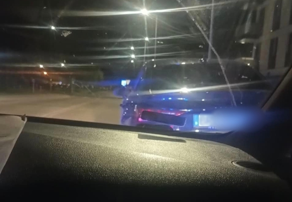 zatrzymane auto