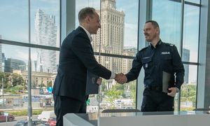 Komendant Główny Policji i prezes PKO BP