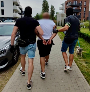 zatrzymani z policjantami