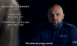 plakat do akcji - policjant