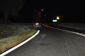 noc, odzyskany samochód, art. spożywcze znalezione w aucie