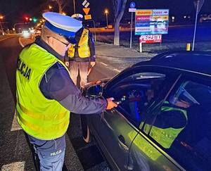 Policjanci podczas akcji &quot;Trzeźwość&quot;