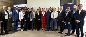 Policjanci podczas szkoleń prowadzonych w ramach projektu Biura do spraw Zwalczania Przestępczości Ekonomicznej KGP o nazwie „rozwój świadomości odzyskiwania mienia i zwalczania prania pieniędzy we współpracy międzynarodowej” realizowanego w oparciu o program Polska Pomoc dla Mołdawii 2025.