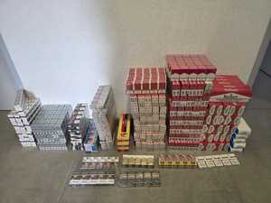 zabezpieczone nielegalne papierosy