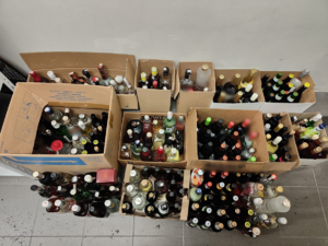 zabezpieczony alkohol