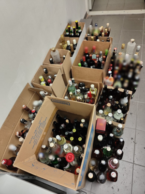 zabezpieczony alkohol