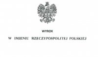 wyrok rzeczypospolitej polskiej