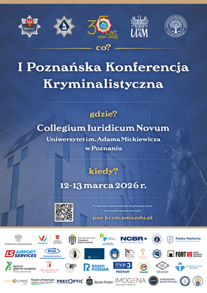 Logotyp I Poznańskiej Konferencji Kryminalistycznej