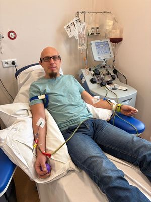 policjant, który oddał szpik kostny