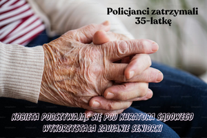 dłonie starszej kobiety