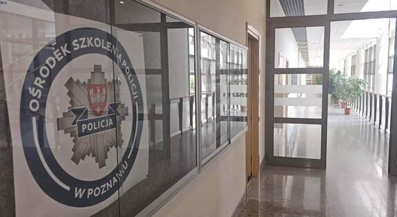 Wnętrze Ośrodka Szkolenia Policji w Poznaniu zs. w Gnieźnie