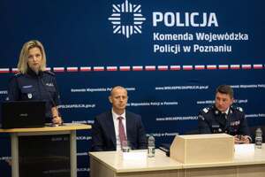 Prelegenci i uczestnicy Konferencji naukowo-dydaktycznej pn. „Interwencje wobec osób z zaburzeniami psychicznymi i niestandardowym zachowaniem – współczesne wyzwania”, która w dniach 16-17.06.2026 r. odbyła się w Ośrodku Szkolenia Policji w Poznaniu z. s. w Gnieźnie.